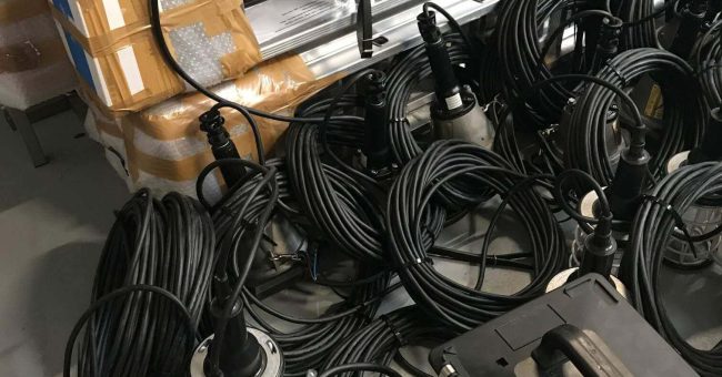 Ladder, electric equipment-lamps